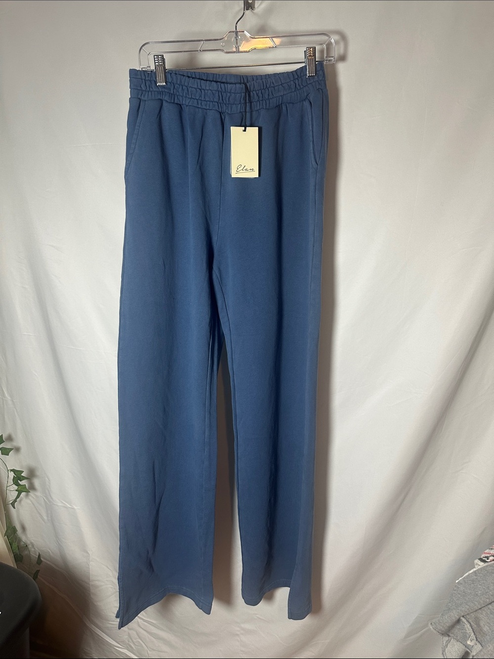 Elan women’s  Drawstring Joggers in Slate Blue
